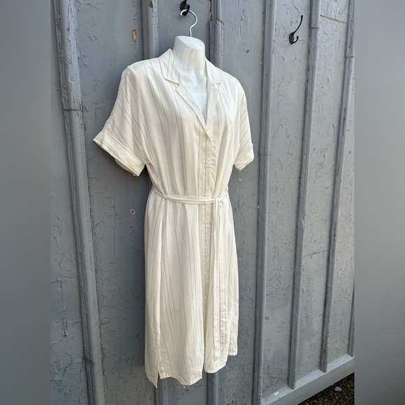 Gentle Fawn belted verticle stripe dress, size M - Picture 6 of 15